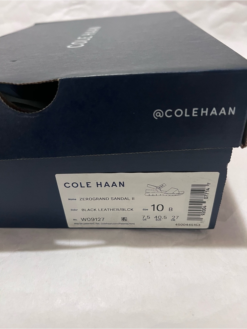 Cole Haan ZeroGrand Sandal II Black Size 10 - Picture 10 of 10